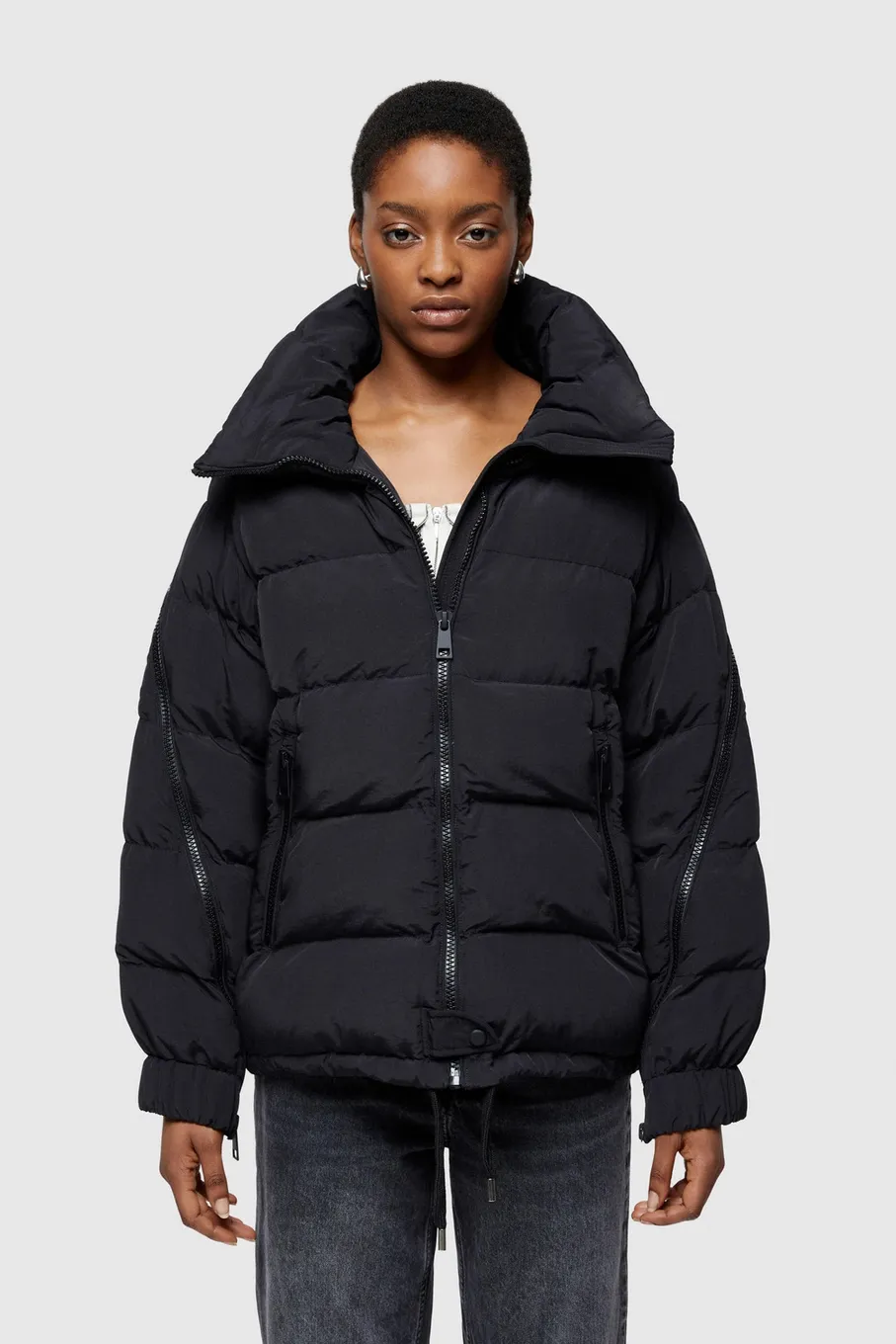 Buy: Women Down jacket OOFWEAR Jacket Mod. Oof 9251 Black