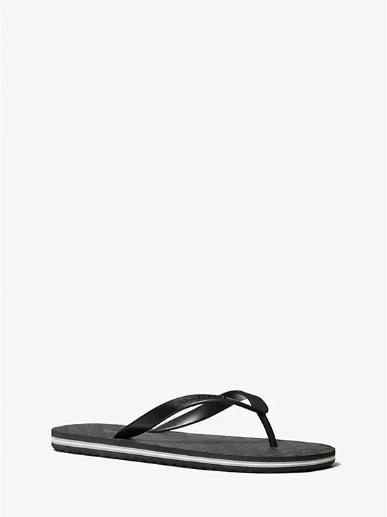 Buy: Men Step-ins MICHAEL KORS Travis Flip Flop Black from  display picture 1