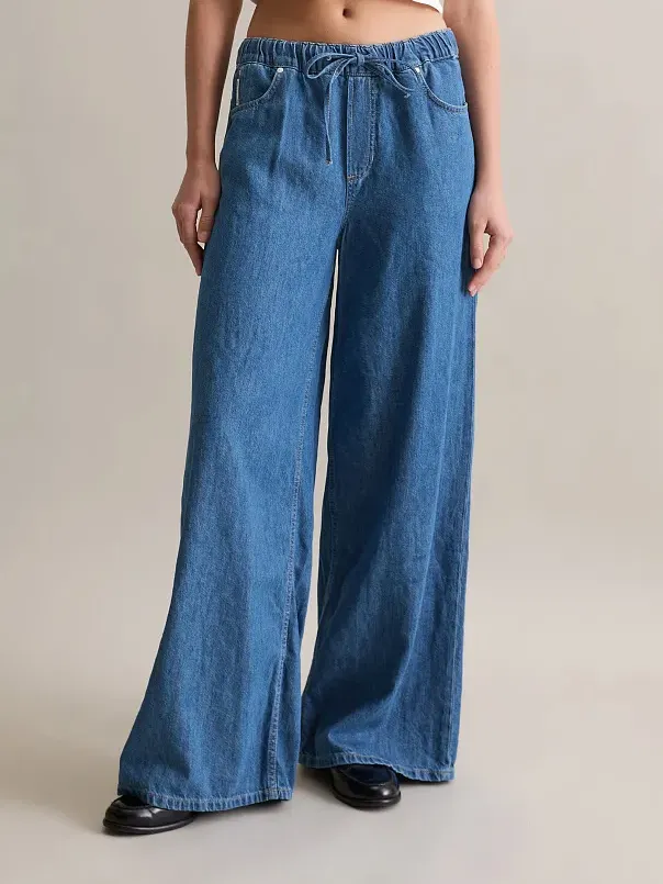 Buy: Women Jeans MARC O POLO Denim Trousers, High Waist Light blue