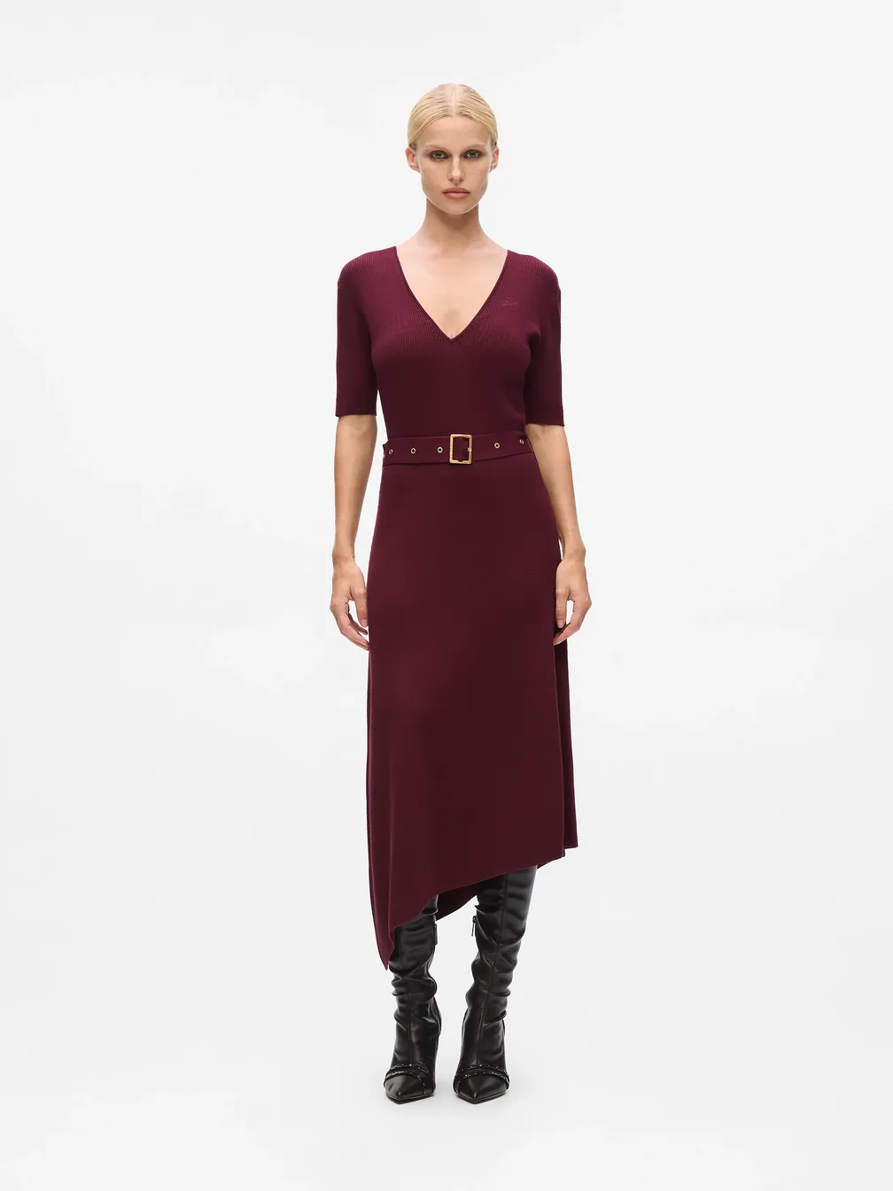Buy: Women Dress KARL LAGERFELD Belted Knit Dress Bordo from Podiumriga.lv online shop. Delivery, price, credit | A4W13026 Buy: Women Dress KARL LAGERFELD Belted Knit Dress Bordo from Podiumriga.lv online shop. Delivery, price, credit | A4W13026