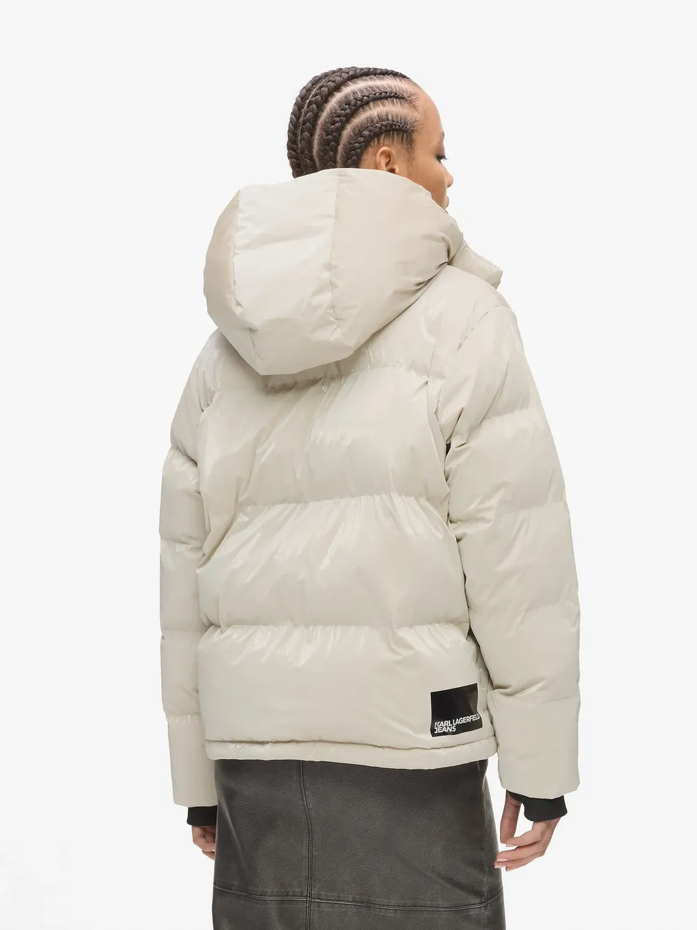 Buy: Women Down jacket KARL LAGERFELD Klj Pearlized Puffer Beige