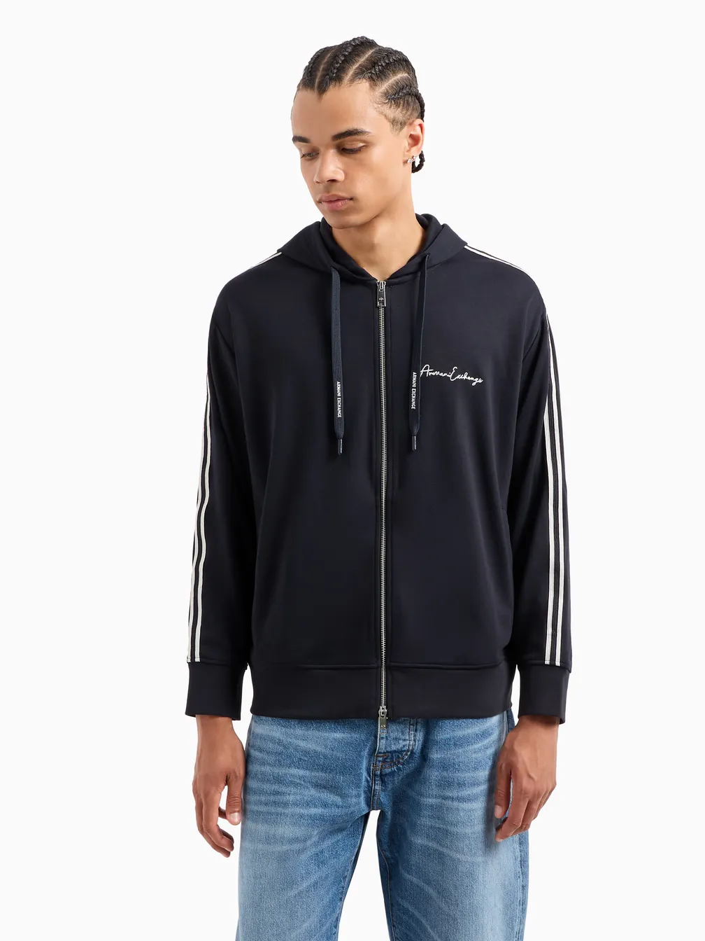 Buy: Men Sports jacket ARMANI EXCHANGE Sweatshirt Blue from