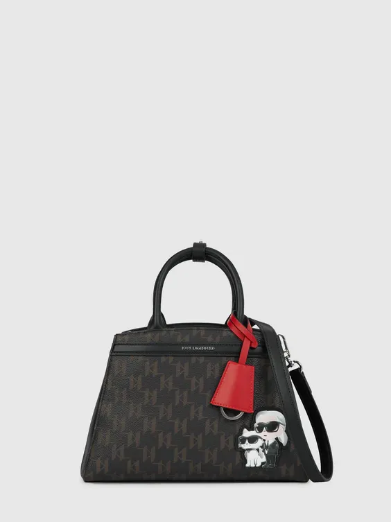 Buy: Women Bag KARL LAGERFELD Ikon Monogram Cc Sm Tote Brown from