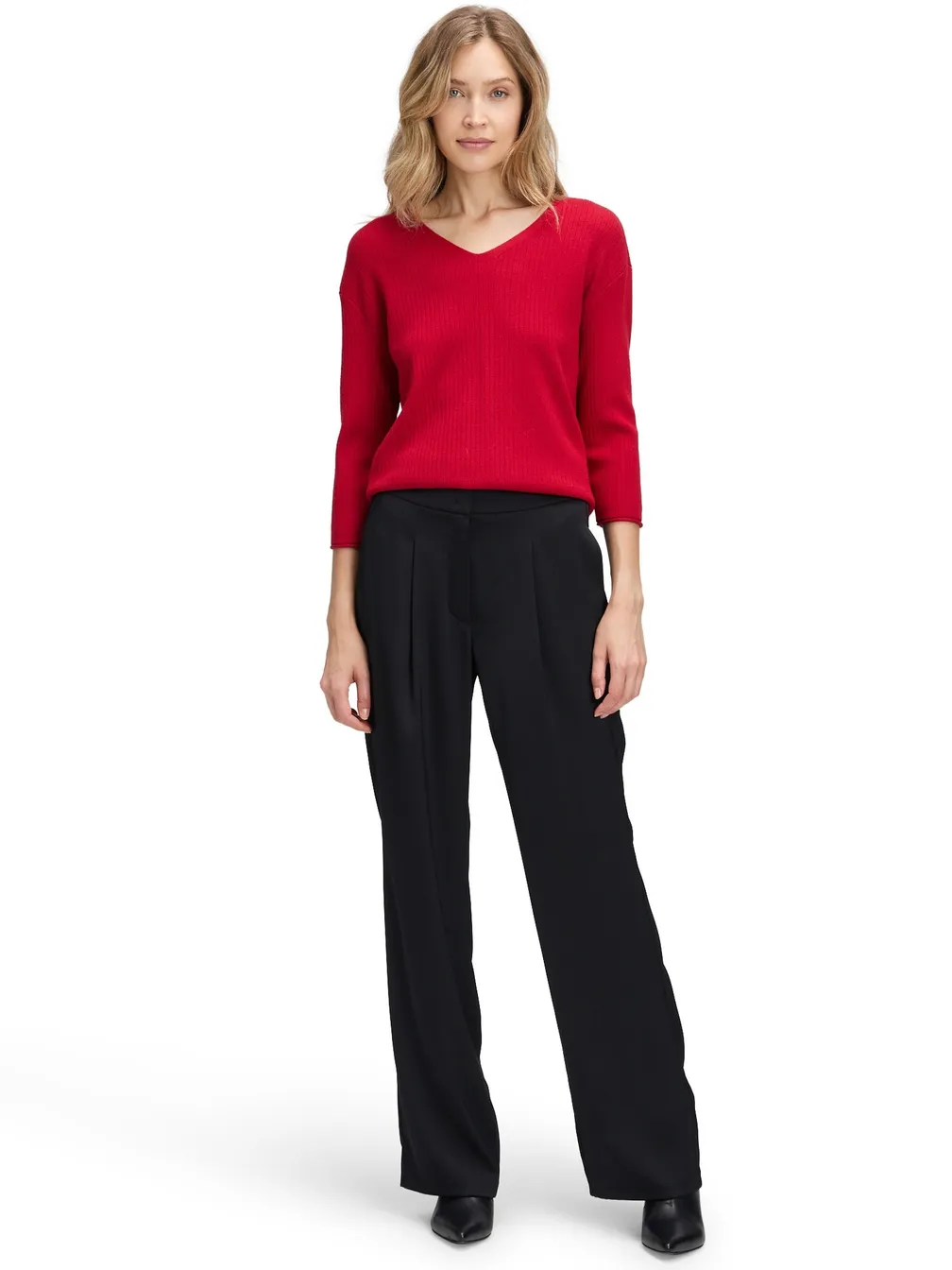 Buy: Women Sweater BETTY BARCLAY Knitted Pullover Short 3/4