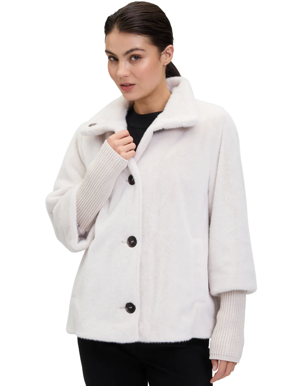Buy: Women Jacket BETTY BARCLAY Jacket Plush White from Podiumriga