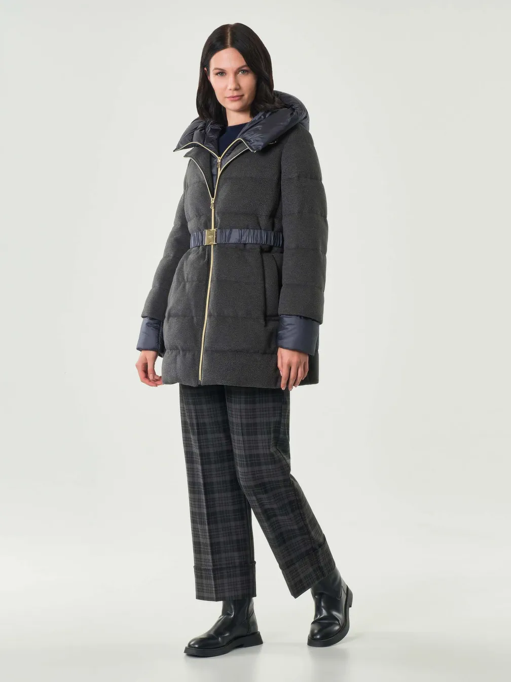 Buy: Women Down jacket EMME MARELLA Coccola Gray from Podiumriga