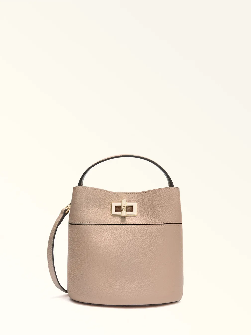 Buy: Women Bag FURLA Amelia Mini Bucket Bag Cotone G Beige from