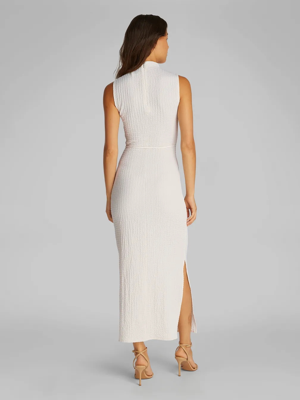 calvin klein jersey dress Modal Blend Jersey Print Slim Midi Dress
