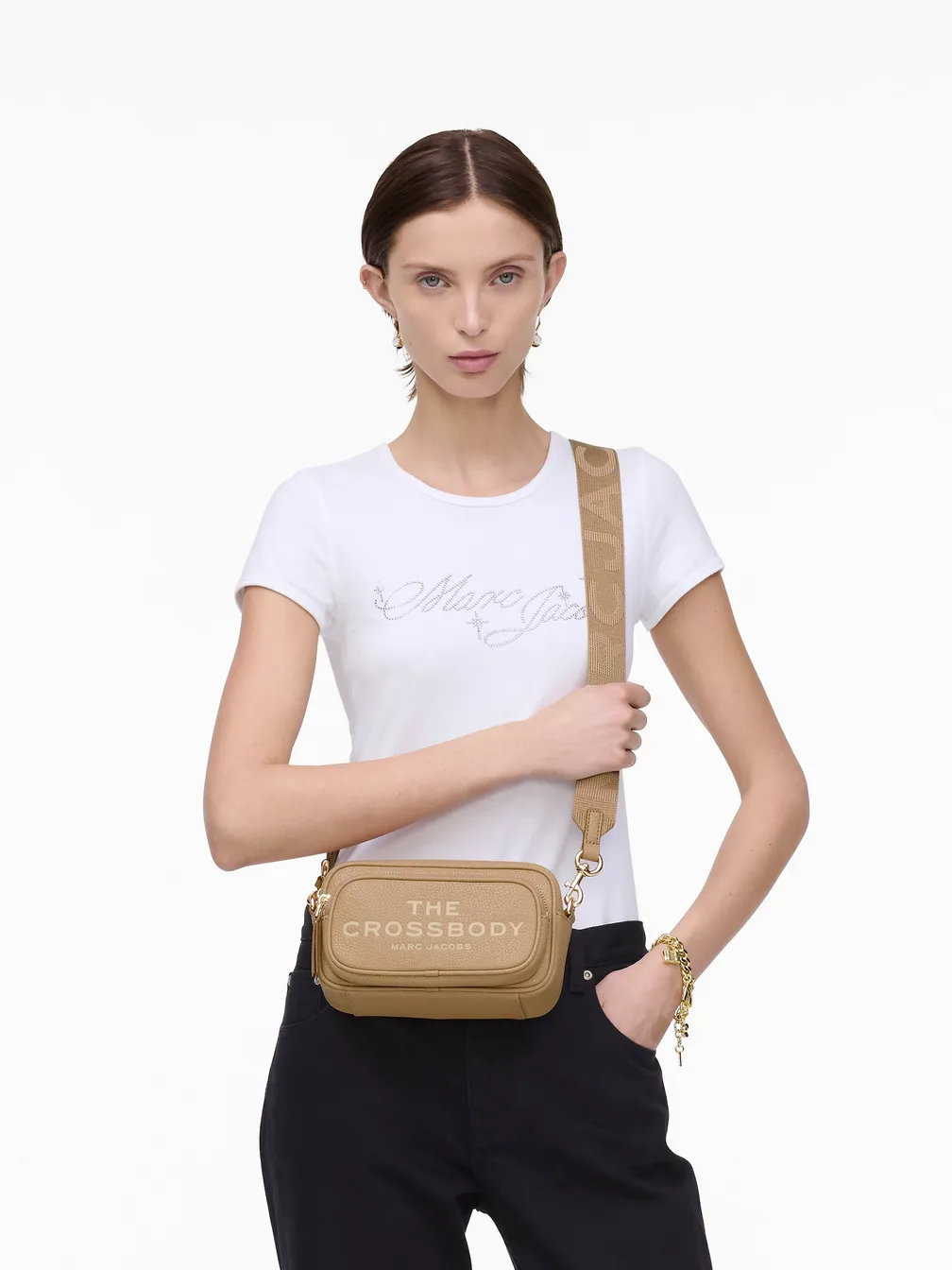 Buy: Women Bag MARC JACOBS The Crossbody Camel Brown from