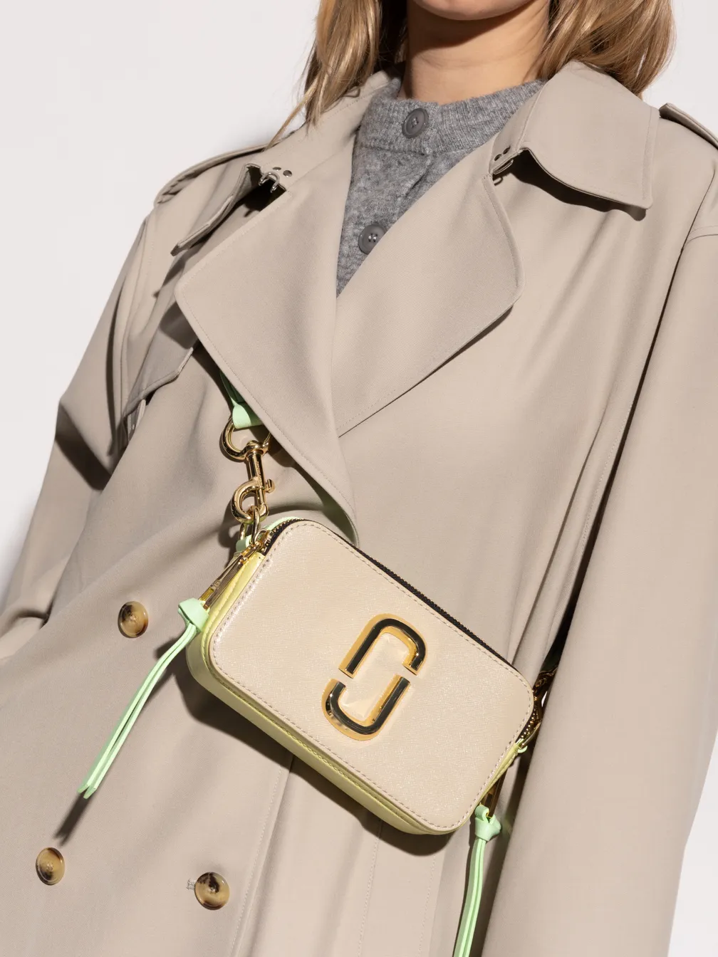 Buy: Women Bag MARC JACOBS The Snapshot Peppermint Multi Beige