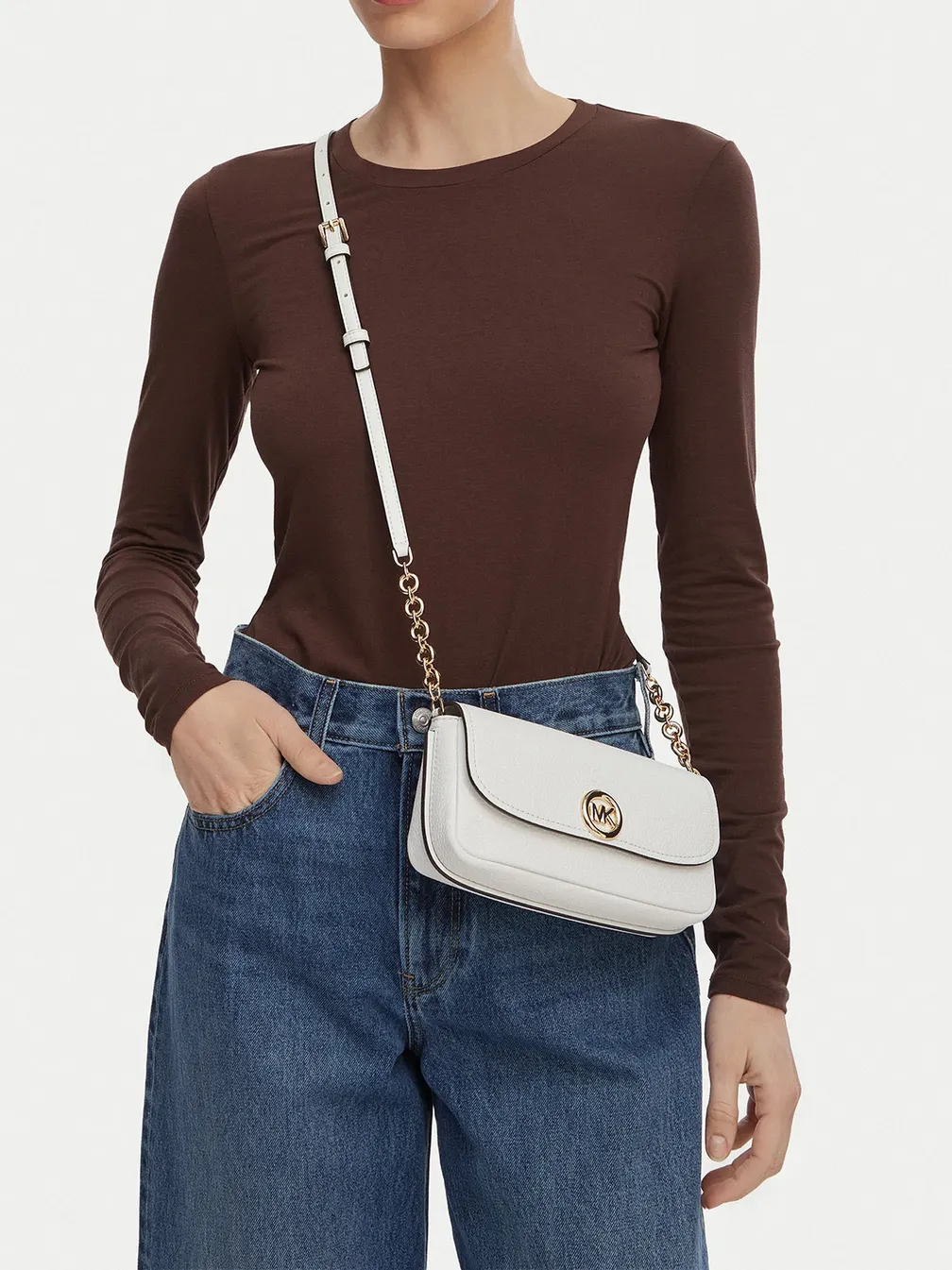 Buy: Women Bag MICHAEL KORS Nolita Small Pebbled Leather Crossbody