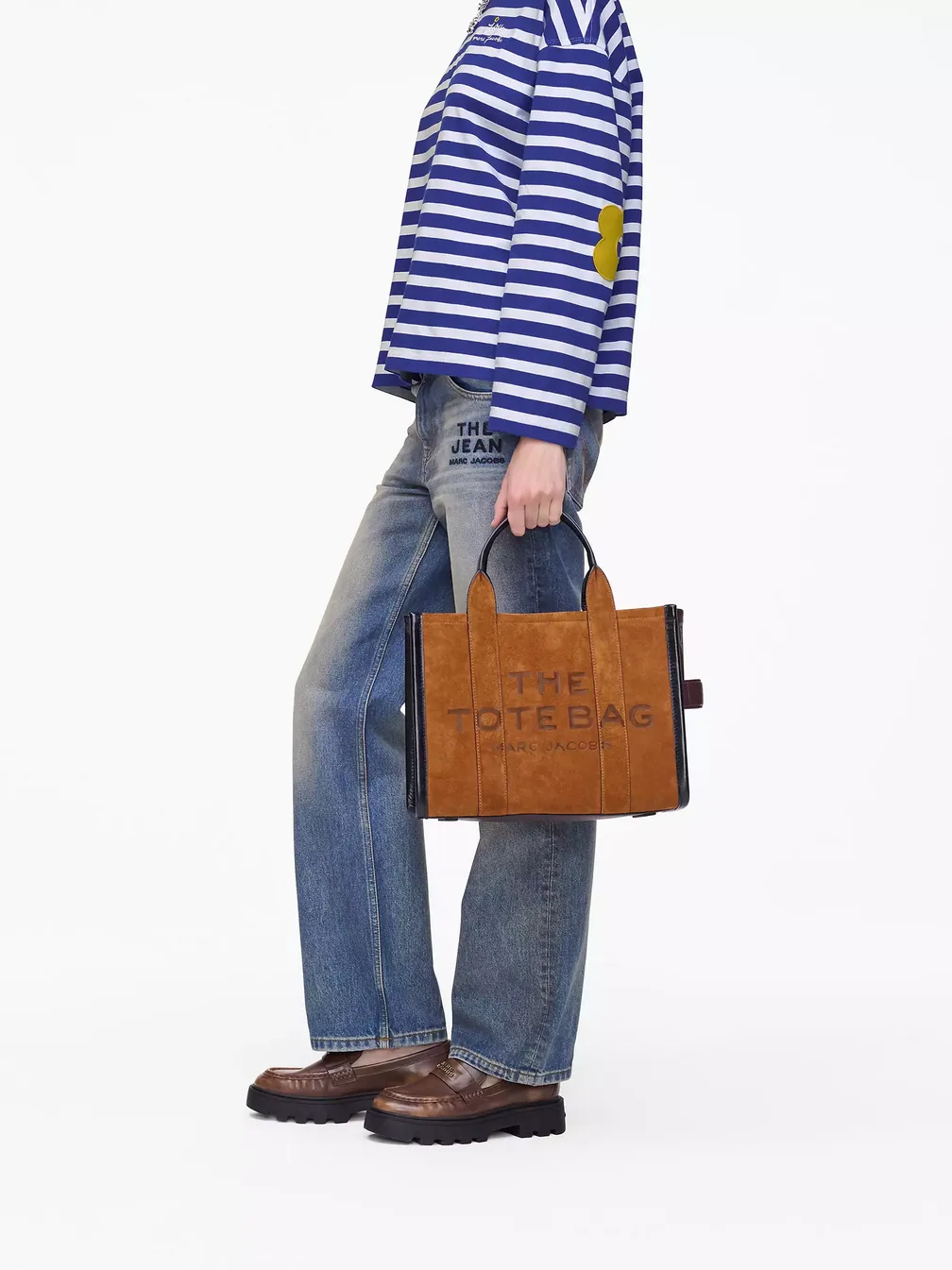 Buy: Women Bag MARC JACOBS The Suede Medium Tote Copper Brown from