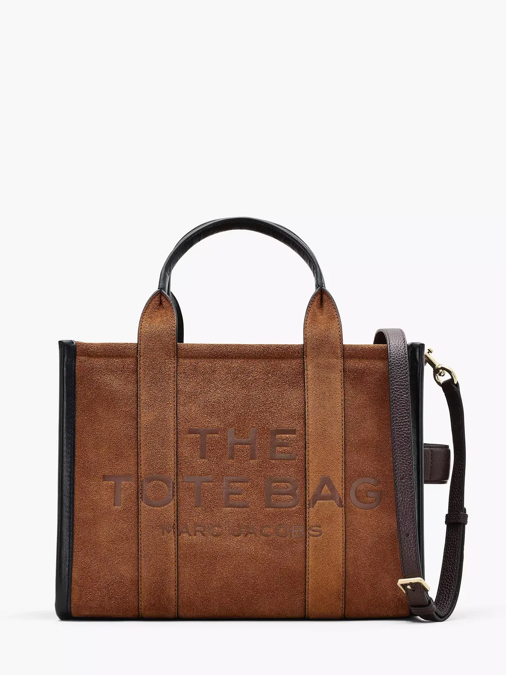 Buy: Women Bag MARC JACOBS The Suede Medium Tote Copper Brown from