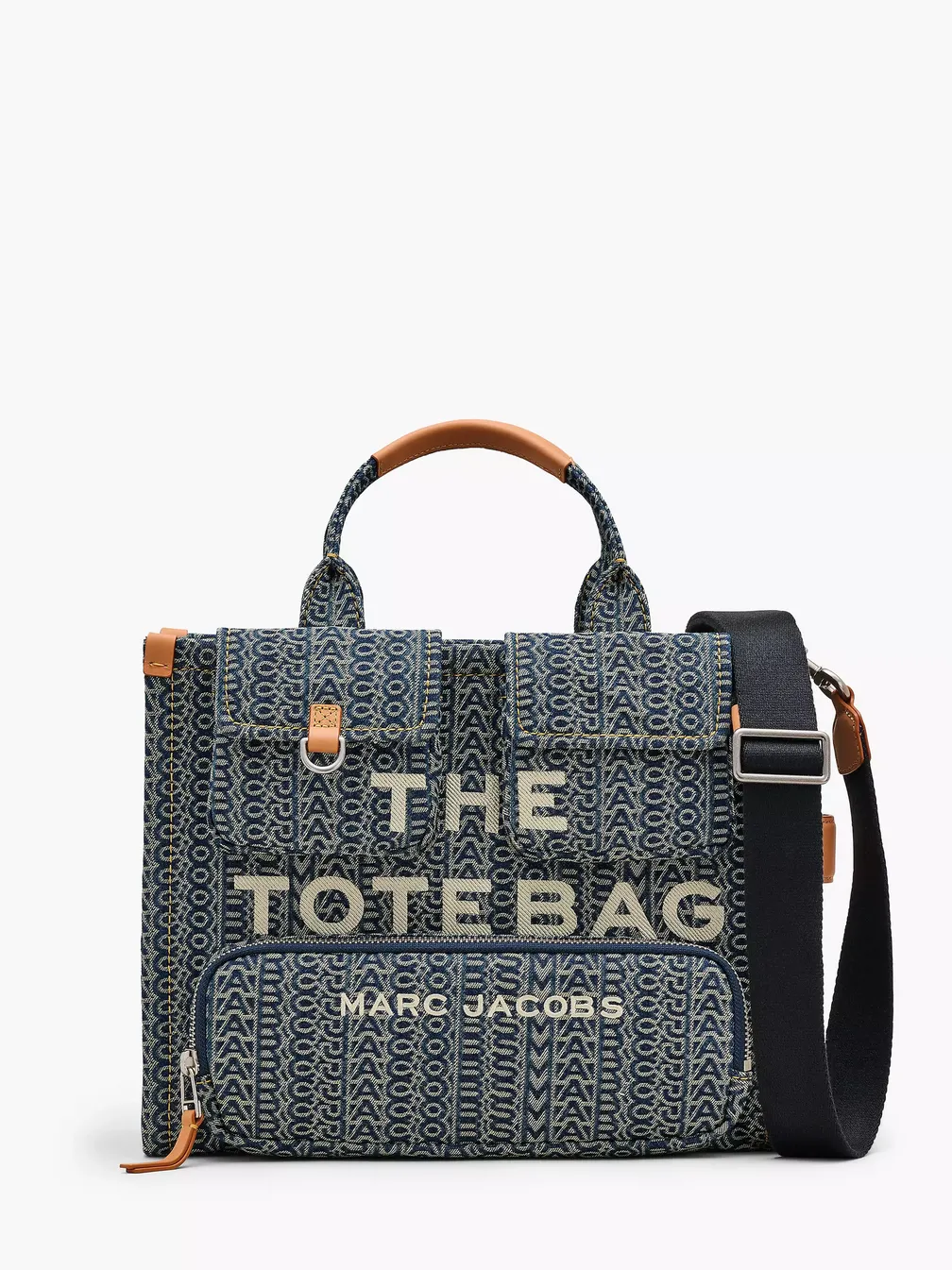 Buy: Women Bag MARC JACOBS The Cargo Monogram Denim Medium Tote