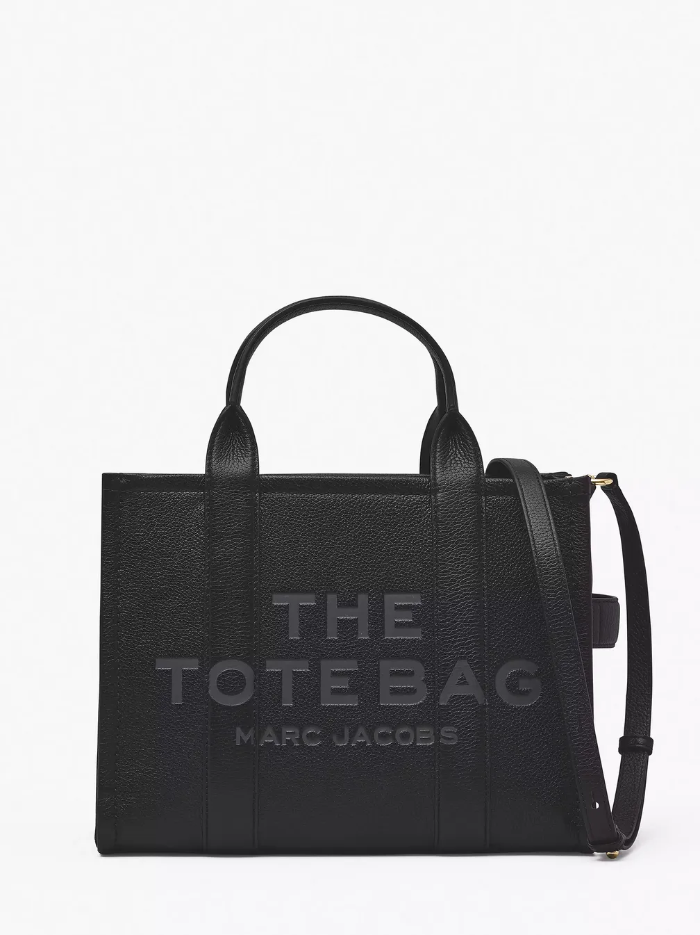 MARC JACOBS THE TOTE BAG ミディアム　ブラック Buy: Women Bag MARC JACOBS The Leather Medium Tote Bag Black from