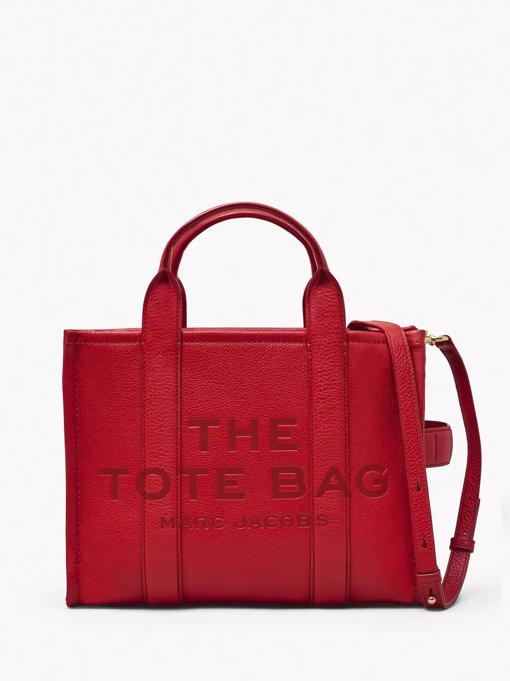 Buy: Women Bag MARC JACOBS The Leather Medium Tote Bag True Red