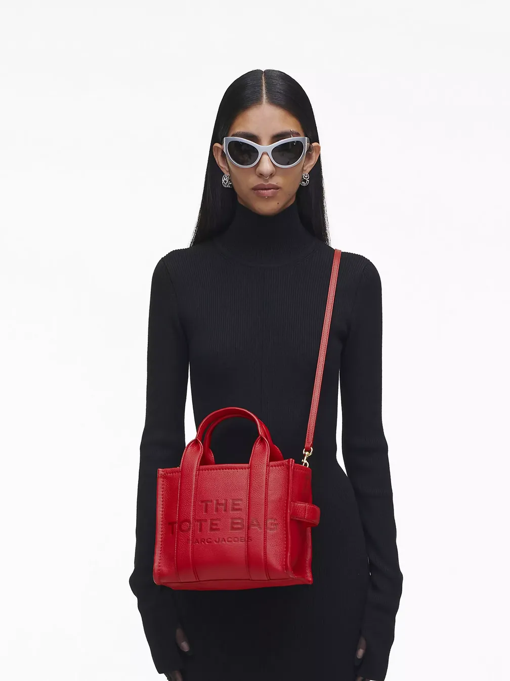 Buy: Women Bag MARC JACOBS The Leather Small Tote Bag True red Red