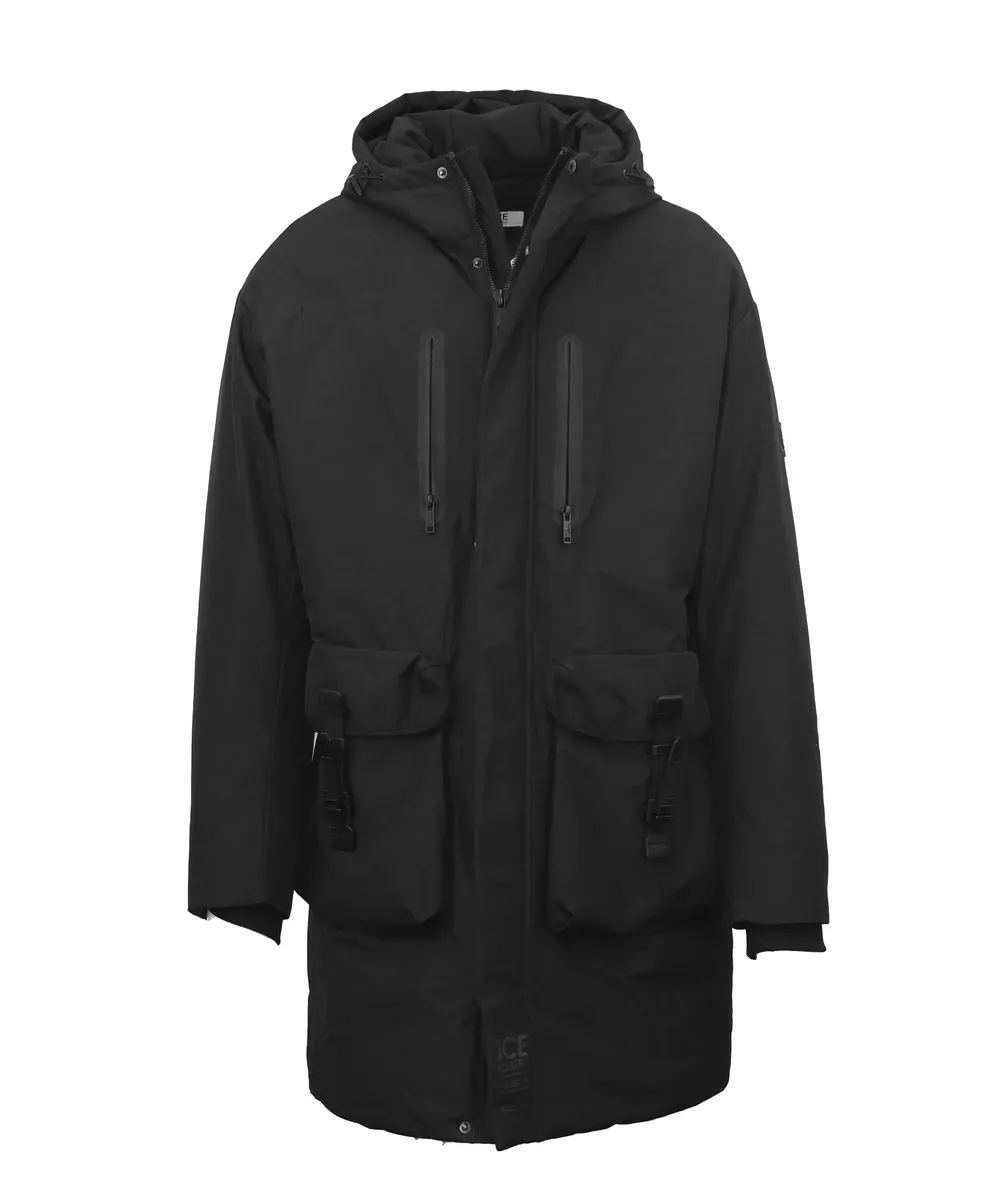 Buy: Men Parka ICE ICEBERG Black from Podiumriga.lv online shop