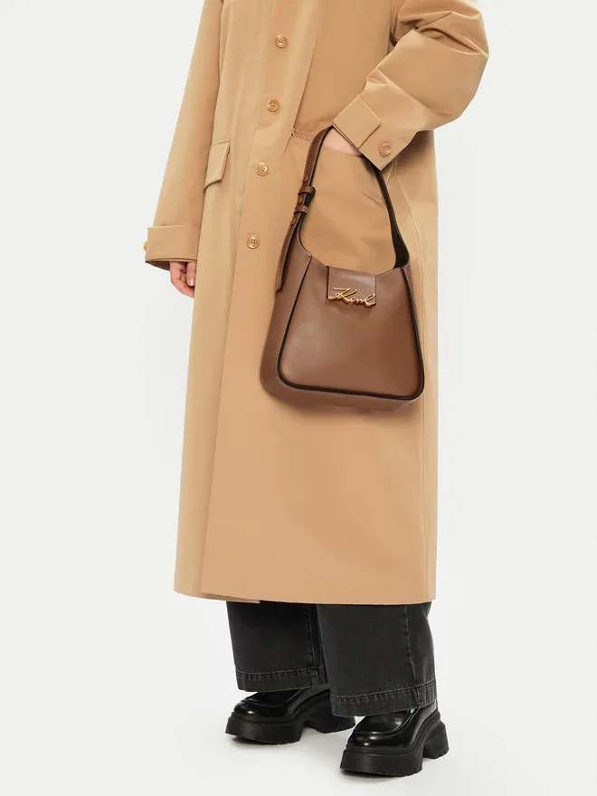 Buy: Women Bag KARL LAGERFELD K/signature Hobo Terra Brown from