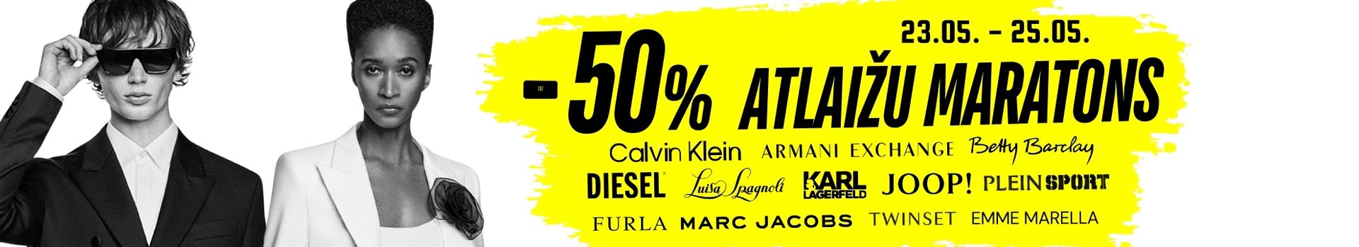 Discount Marathon at PODIUM store (Teika Plaza) and at www.podiumriga.lv