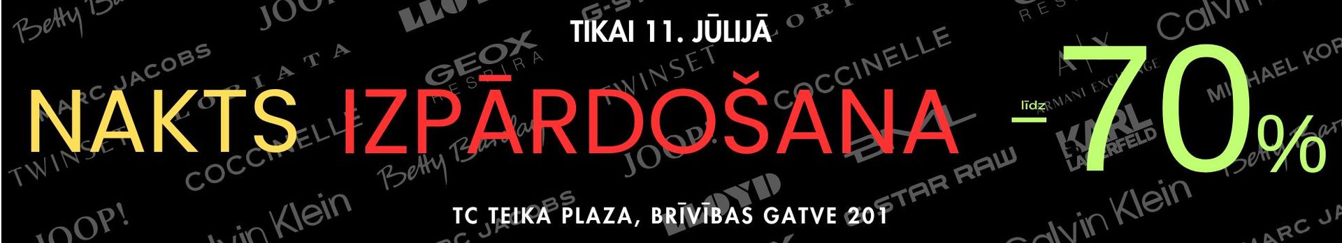Teika Plaza Nakts Izpardošana