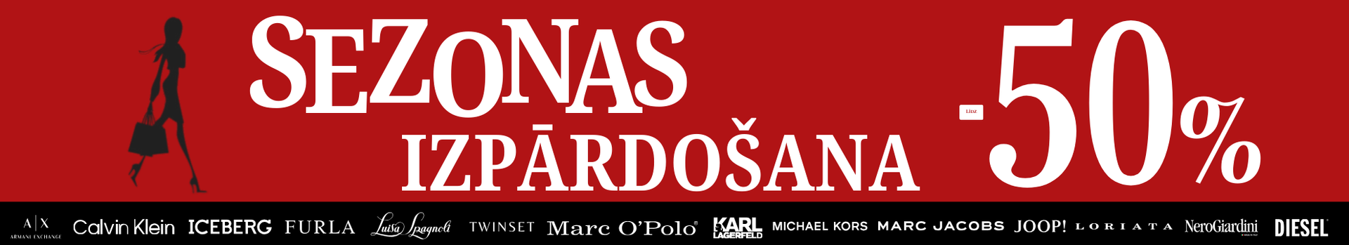 Sezonas preču izpārdošana līdz 50% modes centrā PODIUM