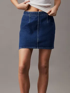 Džinsa svārki CALVIN KLEIN JEANS Mr A Line Darted Mini Skirt | J20J2228271A4