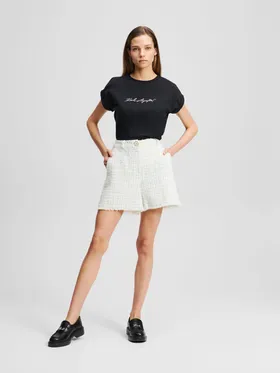 Šorti KARL LAGERFELD Boucle Shorts | A2W10105