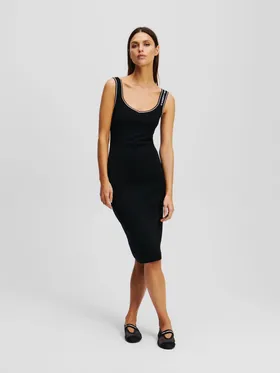 Kleita KARL LAGERFELD Knit Bodycon Dress | A2W13018