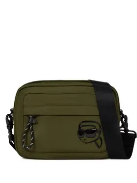 Buy Bag KARL LAGERFELD JEANS Ikon Nylon Tonal Print Haki | A3M30167 