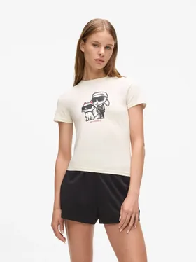 T-Krekls KARL LAGERFELD Ikon Sleep Tee | A4W45010