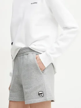 Šorti KARL LAGERFELD Ikon Patch Sweatshorts | A1W10138