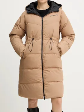 Купить Пуховое пальто KARL LAGERFELD Reversible Long Logo Down Coat A4W15045 Podiumriga.lv