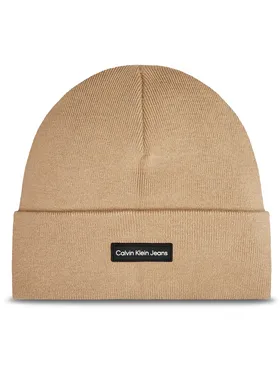 Buy Hat CALVIN KLEIN Inst Patch Beanie Travertine | K50K512142PF2 