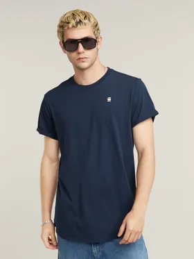 T-Krekls G-STAR Lash R T-Shirt S/s Sartho Blue | D16396 B353 606