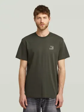 T-Krekls G-STAR Chest Logo R T Asfalt | D26821 D976