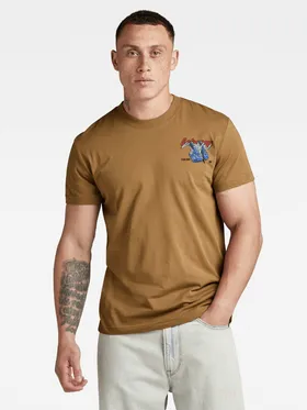 T-Krekls G-STAR Vest Back Gr R T | D24423 336 7172