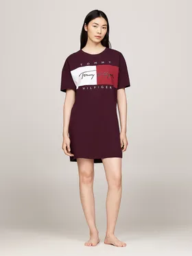 Купить Футболка TOMMY HILFIGER T-Shirt Dress (Ext. Size) UW0UW05631XIH Podiumriga.lv