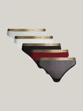 Купить Трусы TOMMY HILFIGER 5 Pack Thong Gifting UW0UW055350SB Podiumriga.lv