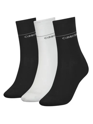 Zeķes CALVIN KLEIN Black 3 Pck | 701224982 001