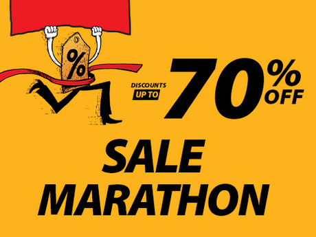Sale marathon. Up to -50%