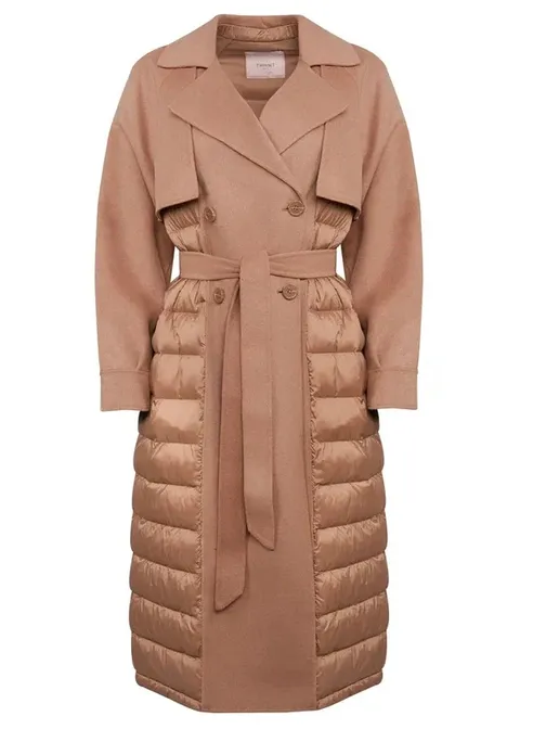 Buy: Women Coat TWINSET Imbottito Art. 252Tp2221 11754 Beige