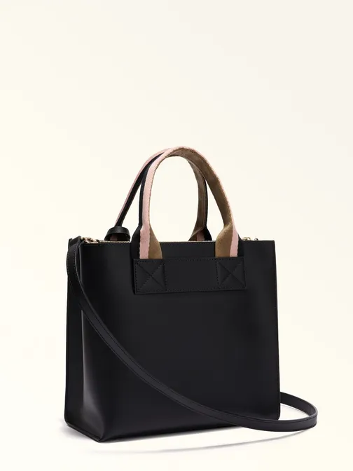 【新品タグ付】FURLA デイジートートバッグサフィアーノレザー自立 黒 furla-divide-it-s-tote-toni-