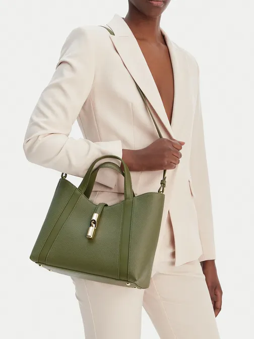 Buy: Women Bag FURLA Goccia S Tote Avocado Green from Podiumriga