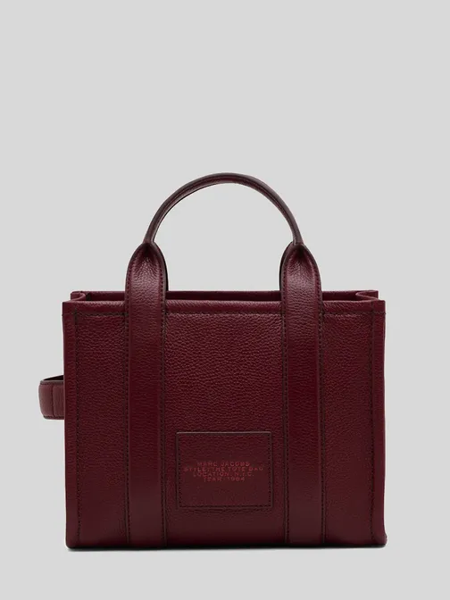 Buy: Women Bag MARC JACOBS Small Leather Tote Bag Cherry Bordo