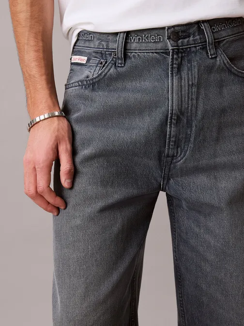 Buy: Men Jeans CALVIN KLEIN JEANS Baggy Blue Ash Stone Jean Gray