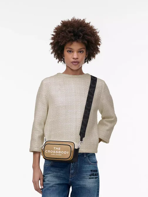【新品・未使用】 MARC JACOBS スパンコール トップス Buy: Women Bag MARC JACOBS The Colorblock Crossbody Camel Multi