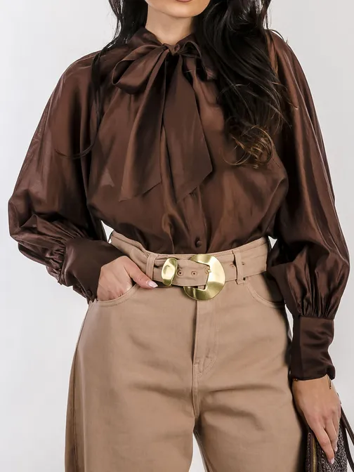 twinset-camicia-chocola-