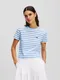 T-Shirt KARL LAGERFELD Ikon Stripe Boxy T-Shirt | Podiumriga.lv Buy T-Shirt KARL LAGERFELD Ikon Stripe Boxy T-Shirt | A1W17099