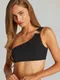 Peldkostīma augšdaļa CALVIN KLEIN One Shoulder Bralette-Rp | KW0KW02808BEH